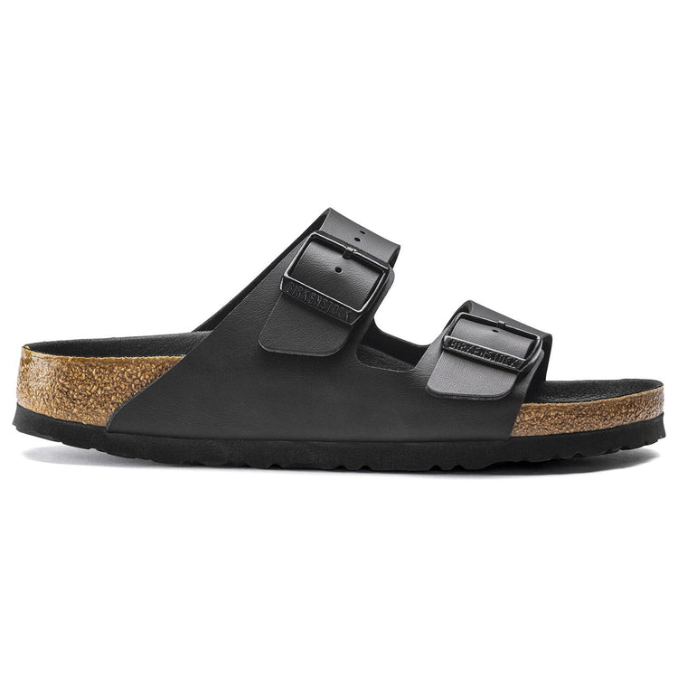 Mens Arizona Triples Birko Flor Sandals - Black - Sandali Uomo Neri - Calzata Stretta 1019069  BIRKENSTOCK 