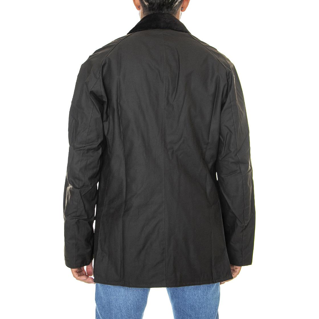 Ashby Wax Jacket Olive - Giacca Invernale Uomo Marrone 222MMWX0339-OL71 . BARBOUR 