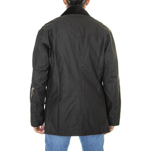 Ashby Wax Jacket Olive - Giacca Invernale Uomo Marrone 222MMWX0339-OL71 . BARBOUR 