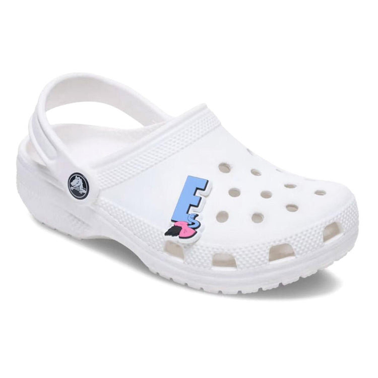 Disney Character Letter E - Charm per Calzature Crocs Blu CR.6010 JIB UCOL CROCS 