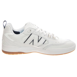 Scarpa Numeric Skateboarding White Leather / Textile - Scarpe Stringate Profilo Basso Uomo Bianche NM808TNB  NEW BALANCE 