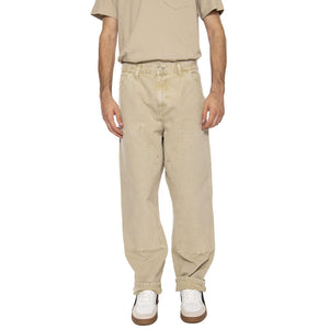 Double Knee Pant Dusty H Brown - Pantaloni Uomo Marroni I035556.07E5F . CARHARTT WIP 