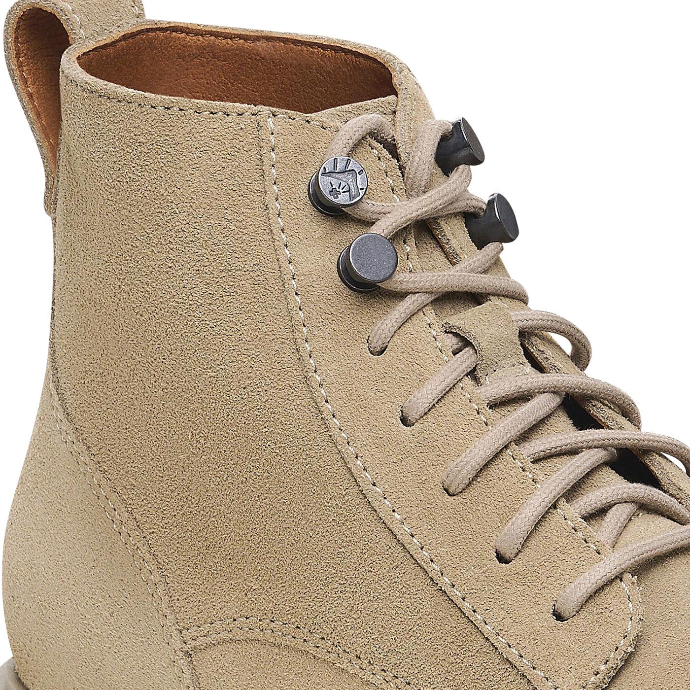 Highwood Lace Mid Men taupe, Suede Leather - Stivaletti Profilo alla Caviglia Uomo Beige 1028920  BIRKENSTOCK 