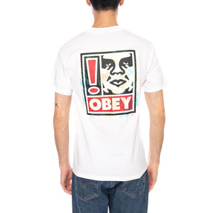 OBEY EXCLAMATION TEE - Maglietta Girocollo Uomo Bianca 165264328 WHT OBEY 