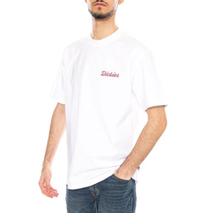 Wellsville SS Tee White - Maglietta Girocollo Uomo Bianca DK0A88860 WH1 DICKIES 