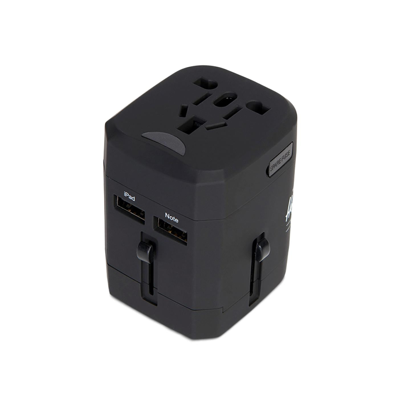 Travel Adapter Black - Adattatore da Viaggio Nero 10523-00001-OS  HERSCHEL 