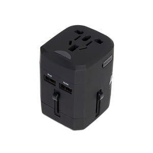 Travel Adapter Black - Adattatore da Viaggio Nero 10523-00001-OS  HERSCHEL 