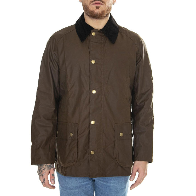 Ashby Wax Jacket Bark - Giacca Invernale Uomo Marrone MWX0339-BR31 . BARBOUR 