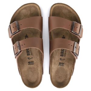 Arizona Ginger Brown, Natural Leather - Sandali Donna / Uomo Marroni - Calzata Regolare 1019075  BIRKENSTOCK 