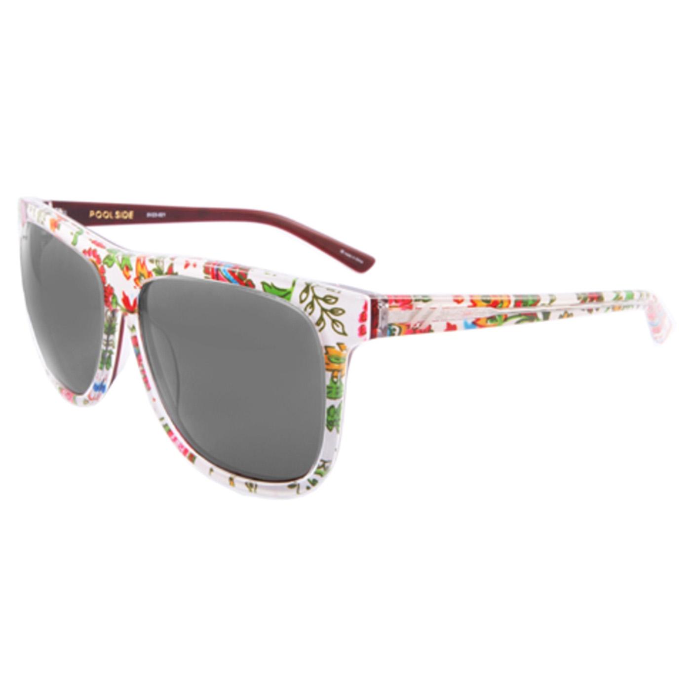 Poolside White Flower / Grey UV400 Protection - Occhiali da Sole Multicolore SV23-921  SABRE 