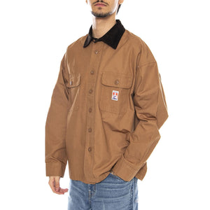 CJ Overshirt Toasted Coconut - Sovracamicia / Giacca Uomo Marrone 112371547 . WRANGLER 