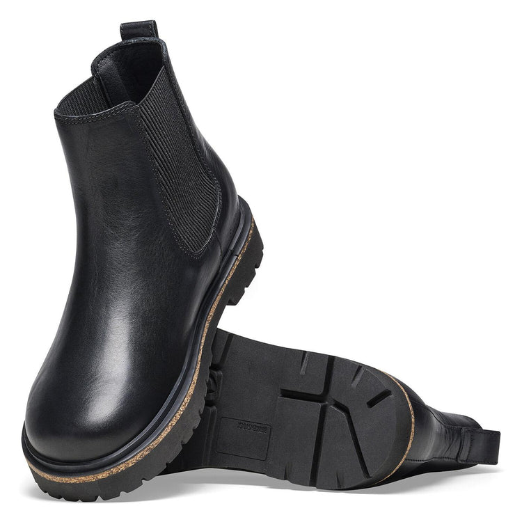 Highwood Slip On Women Black Natural Leather Boots - Stivaletti Donna Neri 1025781 . BIRKENSTOCK 
