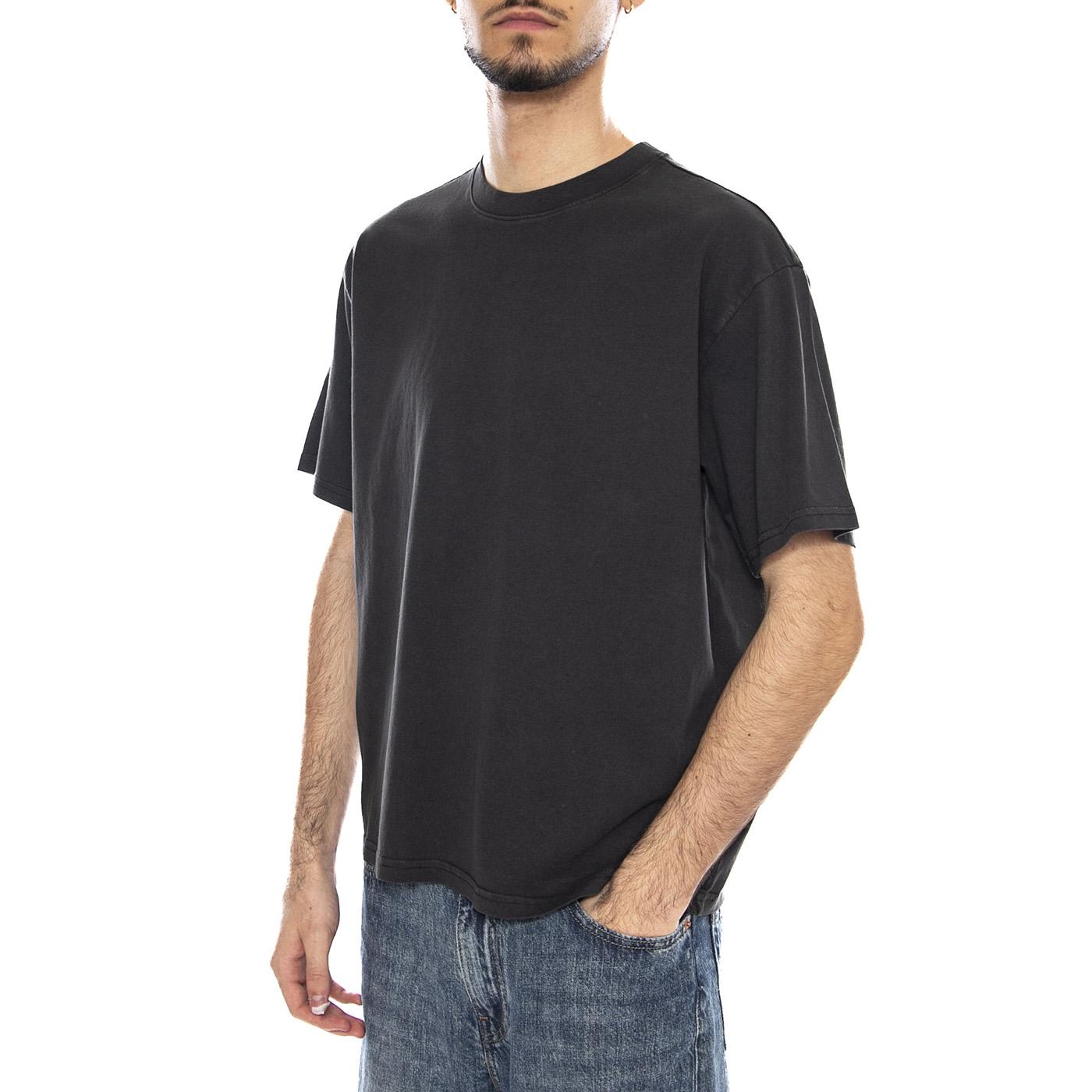 Boxy SS Tee - Garment Dye Jet Black - Maglietta Girocollo Uomo Nera 0049F 0025 LEVIS 