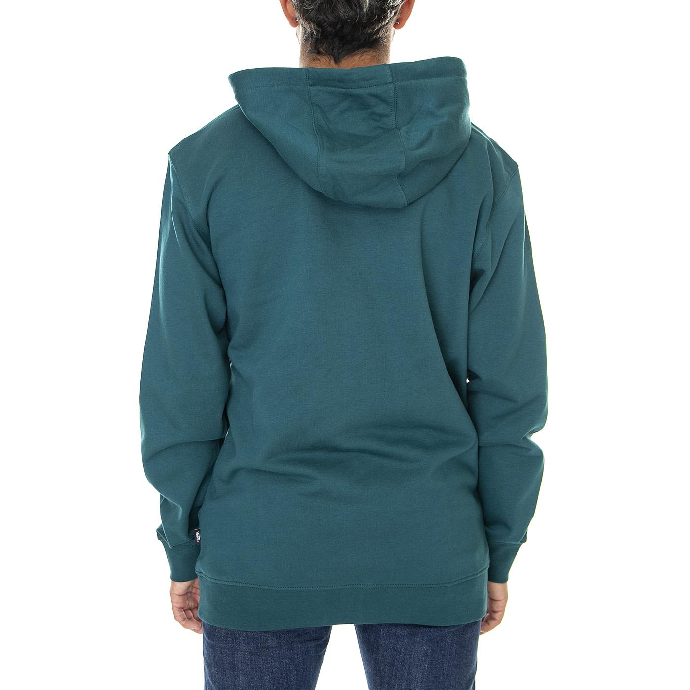 Core Basic Po Fleece Deep Teal - Felpa con Cappuccio Uomo Verde VN0A7YDV60Q1  VANS 