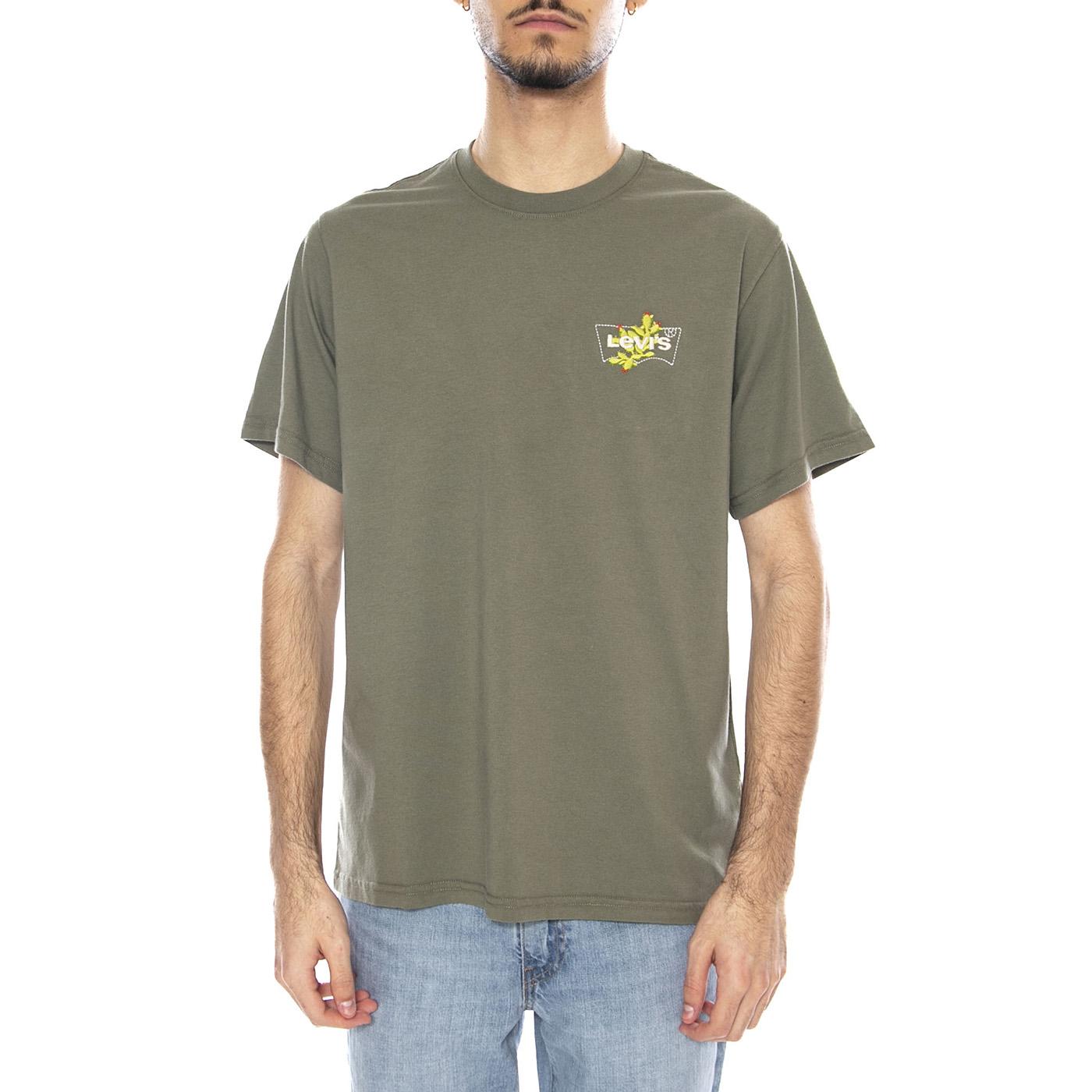 Levi's Relaxed Fit T-Shirt Green - Maglietta Girocollo Uomo Verde 16143-1848 . LEVIS 