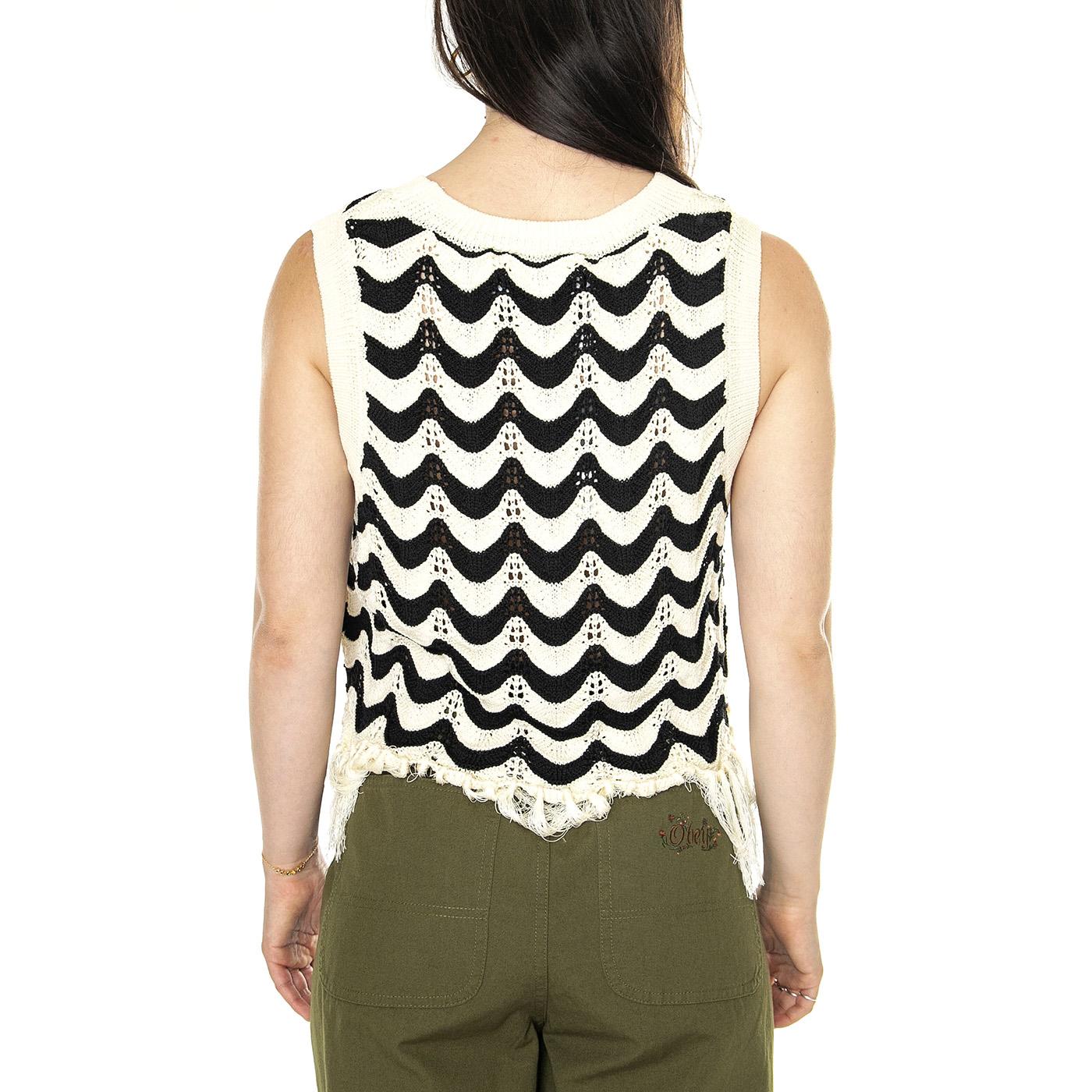 Top punto con flecos Zigzag - Top Donna Multicolore 41W/10700  WILD PONY 