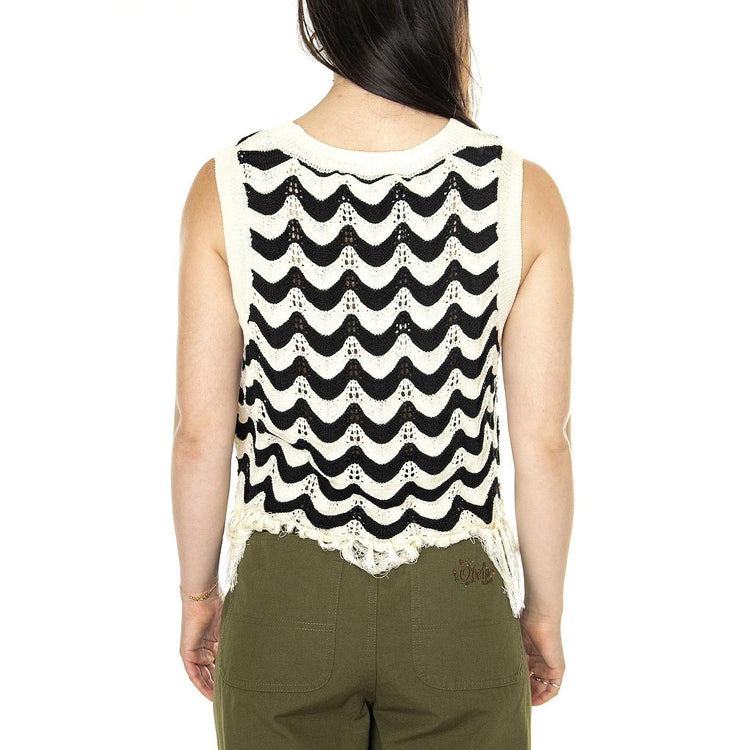 Top punto con flecos Zigzag - Top Donna Multicolore 41W/10700  WILD PONY 