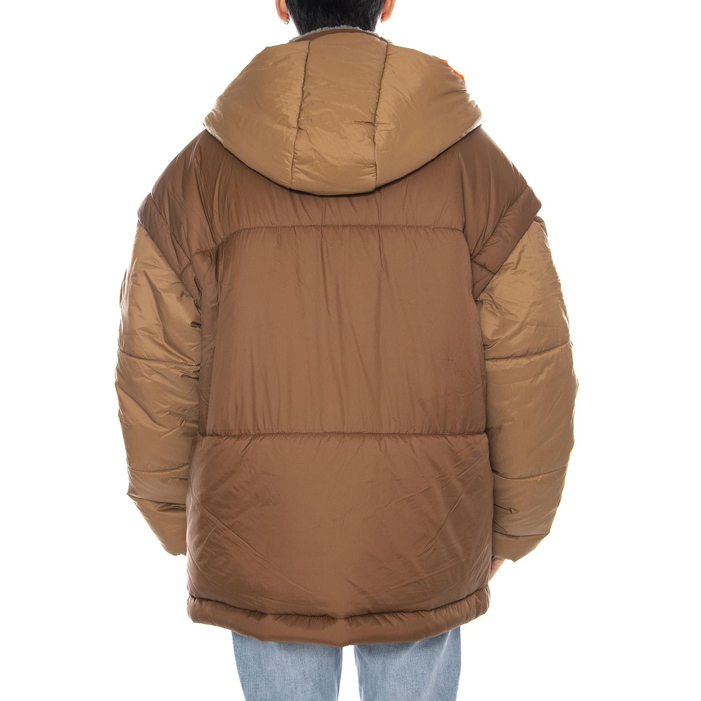 Kristian Conv Puffer Coat -- Giacca Uomo Pecan/Moss Green Reversibile con Cappuccio UGC1158696-PSG . UGG 