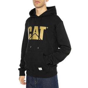 Logo Hoodie Black - Felpa con Cappuccio Uomo Nera 6050126-10158  CAT 