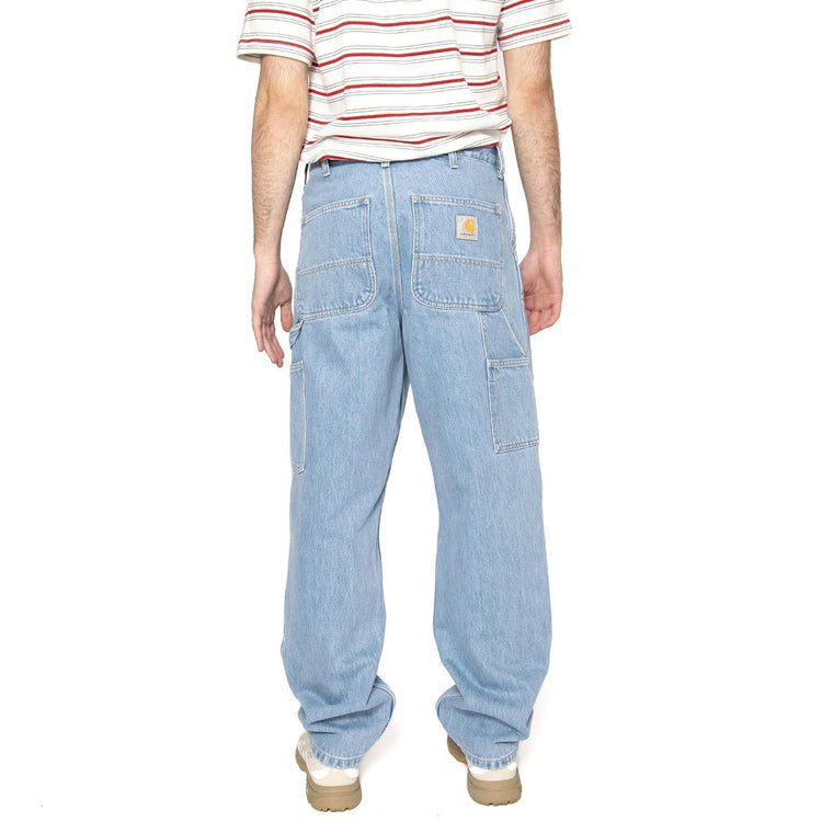 Double Knee Pant Blue - Pantaloni Denim Jeans Uomo Blu I032699.0112  CARHARTT WIP 