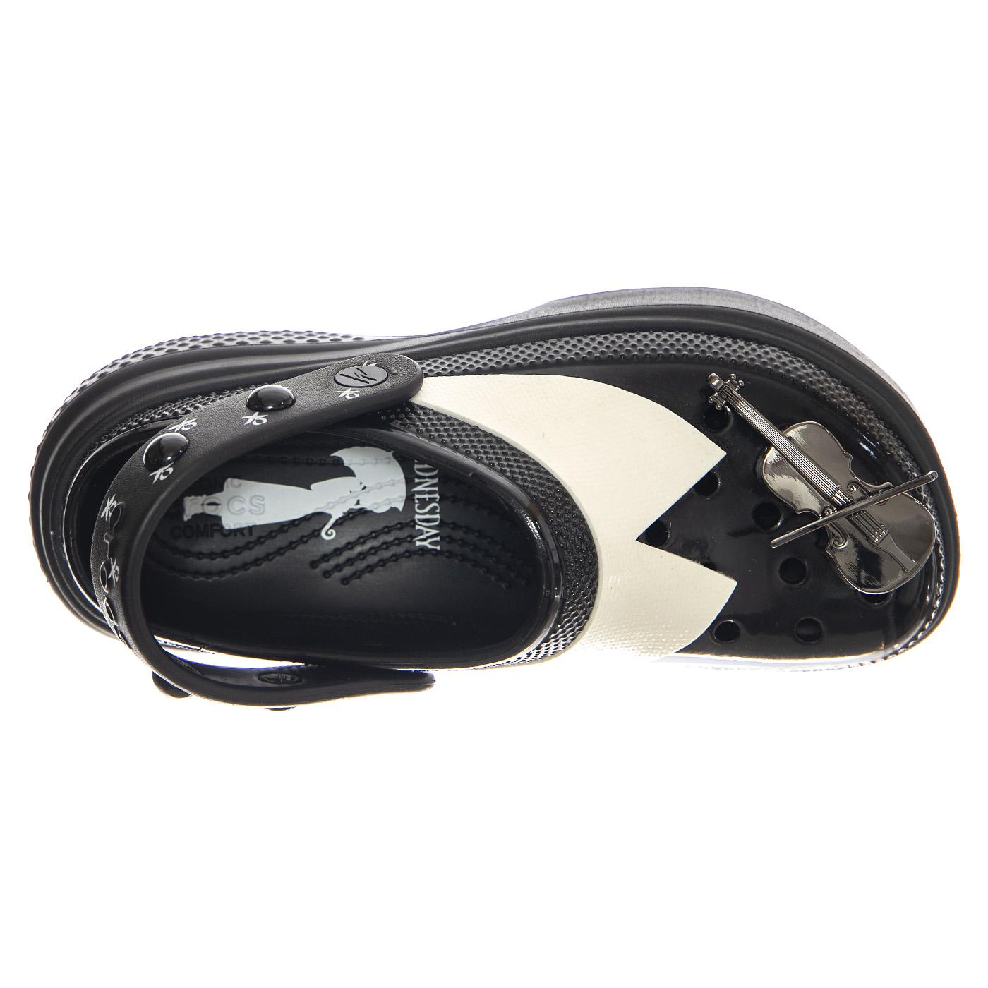 Wednesday Stomp Clog Black - Sandali Donna Neri CR.210214-BLK  CROCS 