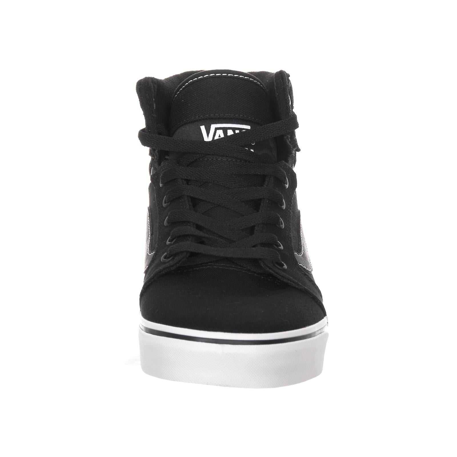 MN SANCTION (Canvas) Black White VUCV187  VANS 