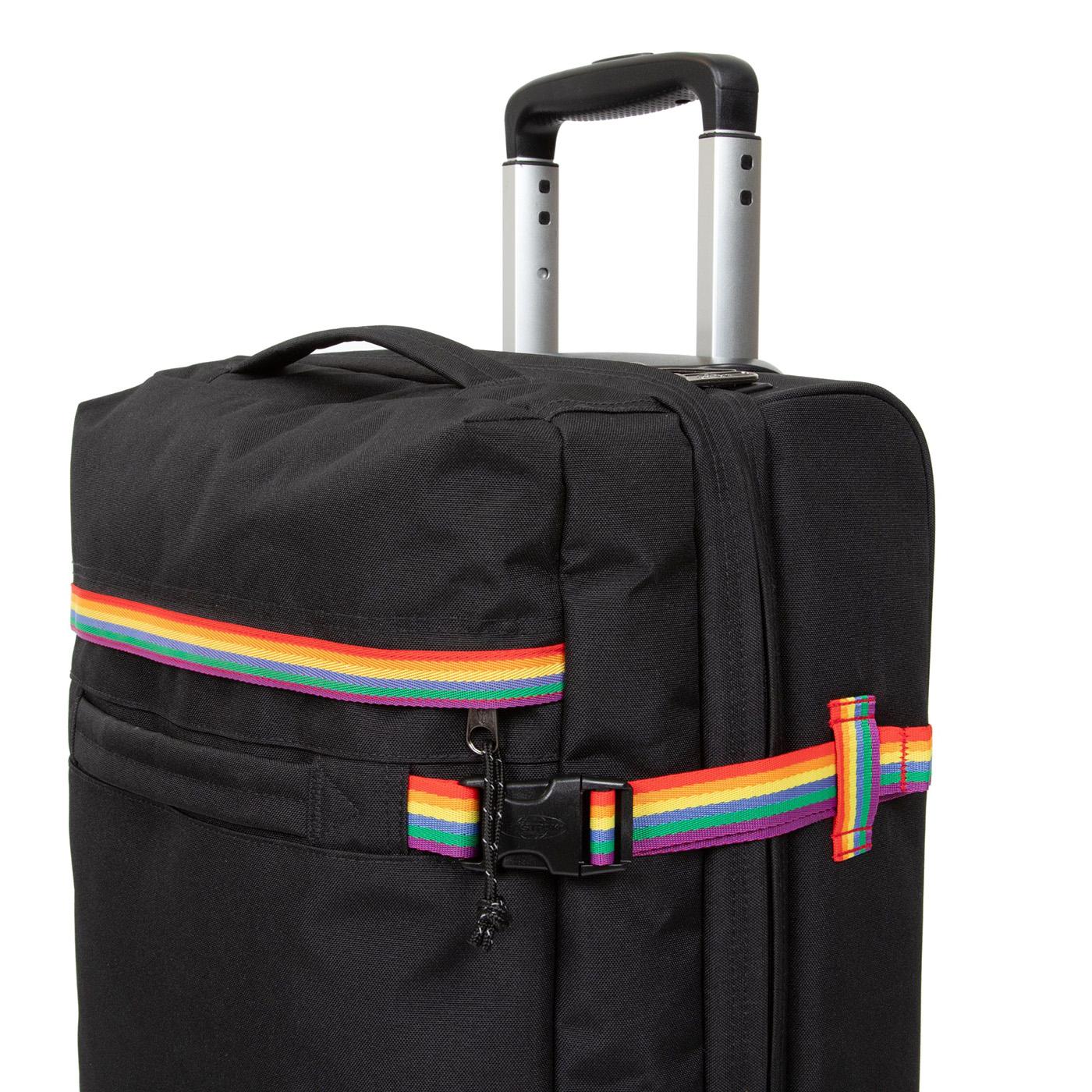 TransitR S Color Band Rainbow - Valigia Trolley Nera EK0A5BA75O01  EASTPAK 