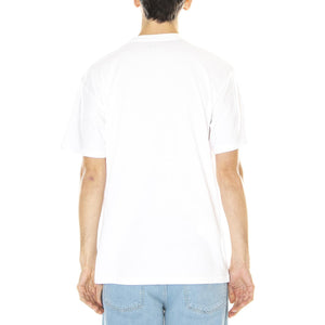 M' S/S Pocket Heart T-Shirt White - Maglietta Girocollo Uomo Bianca I032128-4  CARHARTT WIP 