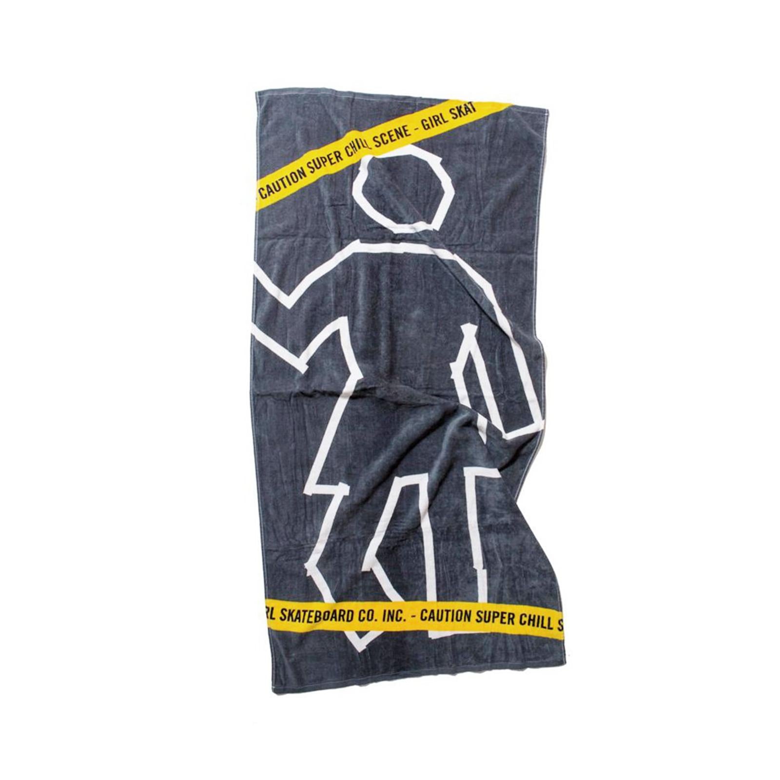 Girl Towel Chill Scene Beach Black 142528_4 . GIRL 