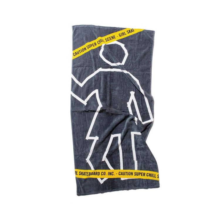 Girl Towel Chill Scene Beach Black 142528_4 . GIRL 