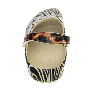 Classic Animal Remix Clog W Bone/Multi Animal - Sandali Donna Multicolore CR.207840-BOMA  CROCS 