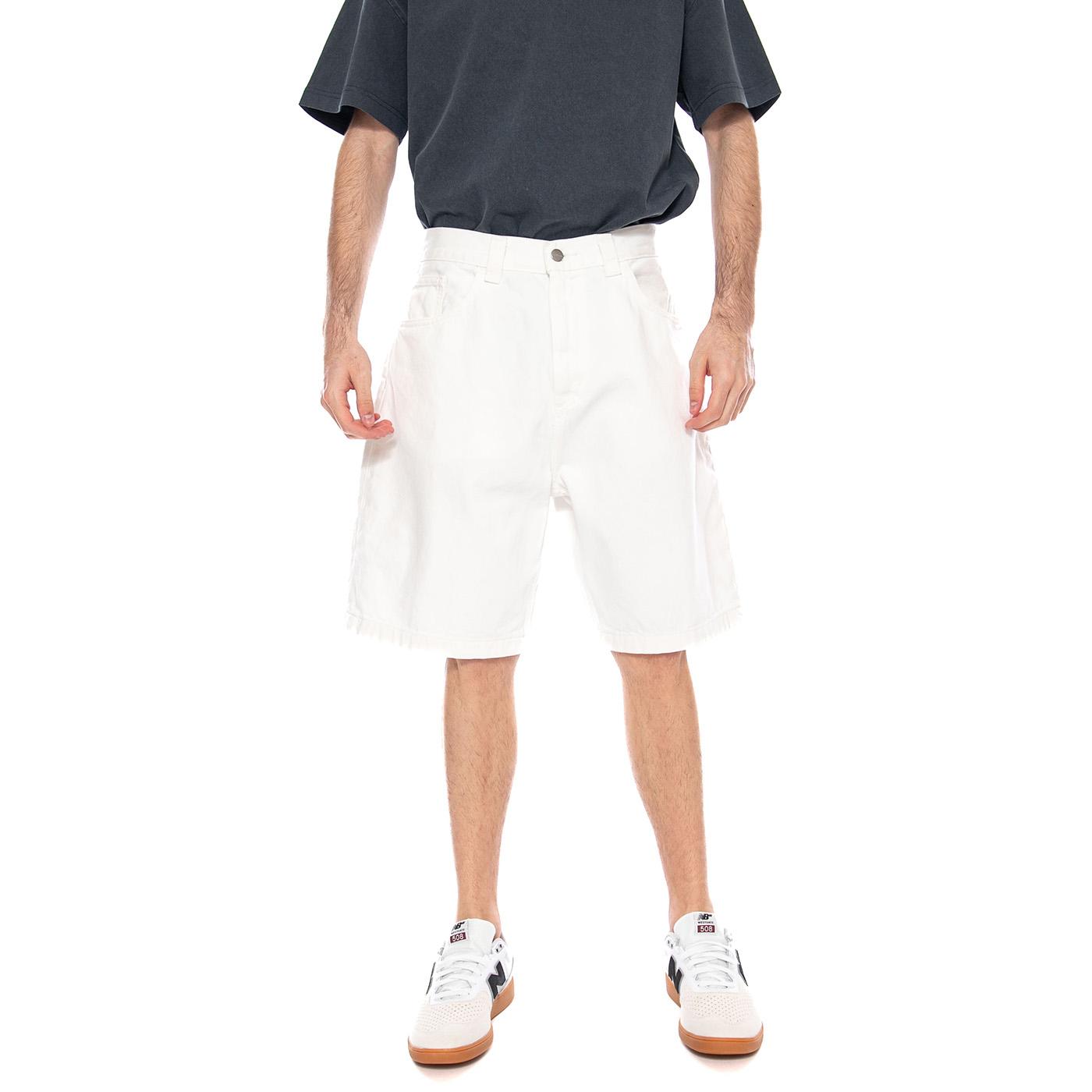 Brandon Short White - Bermuda Uomo Bianchi I037161 0202 CARHARTT WIP 