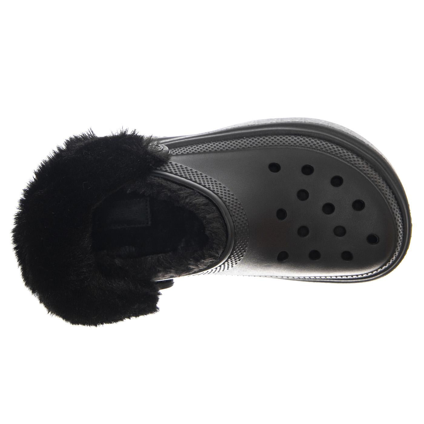 Stomp Lined Clog BLK - Sandali Donna Neri CR.208546-BLK  CROCS 