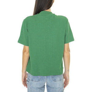 Clover Green Hemp Aidin T-Shirt - Maglietta Girocollo Donna Verde WTS00333  THINKING 