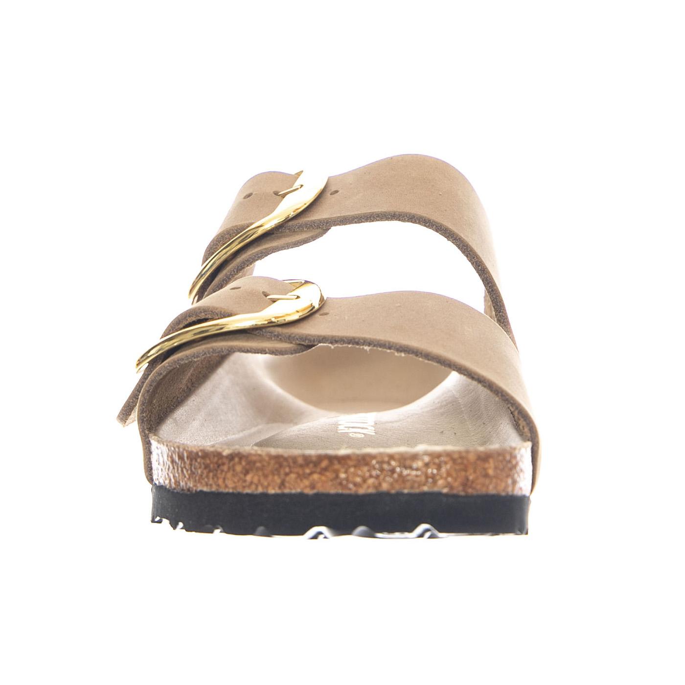 Arizona Big Buckle Oiled Leather Narrow Fit Tobacco Brown - Sandali Donna Marroni 1030395 TBN BIRKENSTOCK 