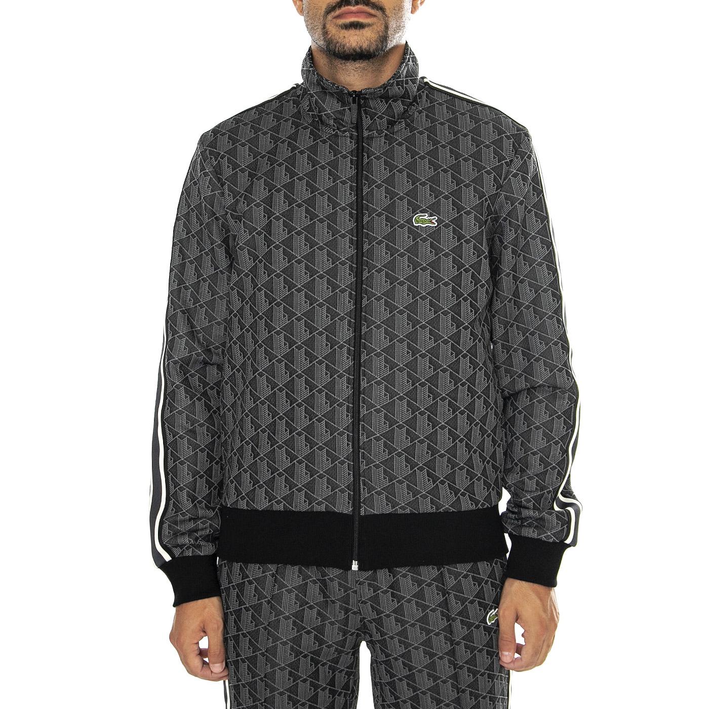 Sweatshirt SH1368-4PC Multicolor - Felpa con Zip Uomo Nera SH1368-4PC  LACOSTE 