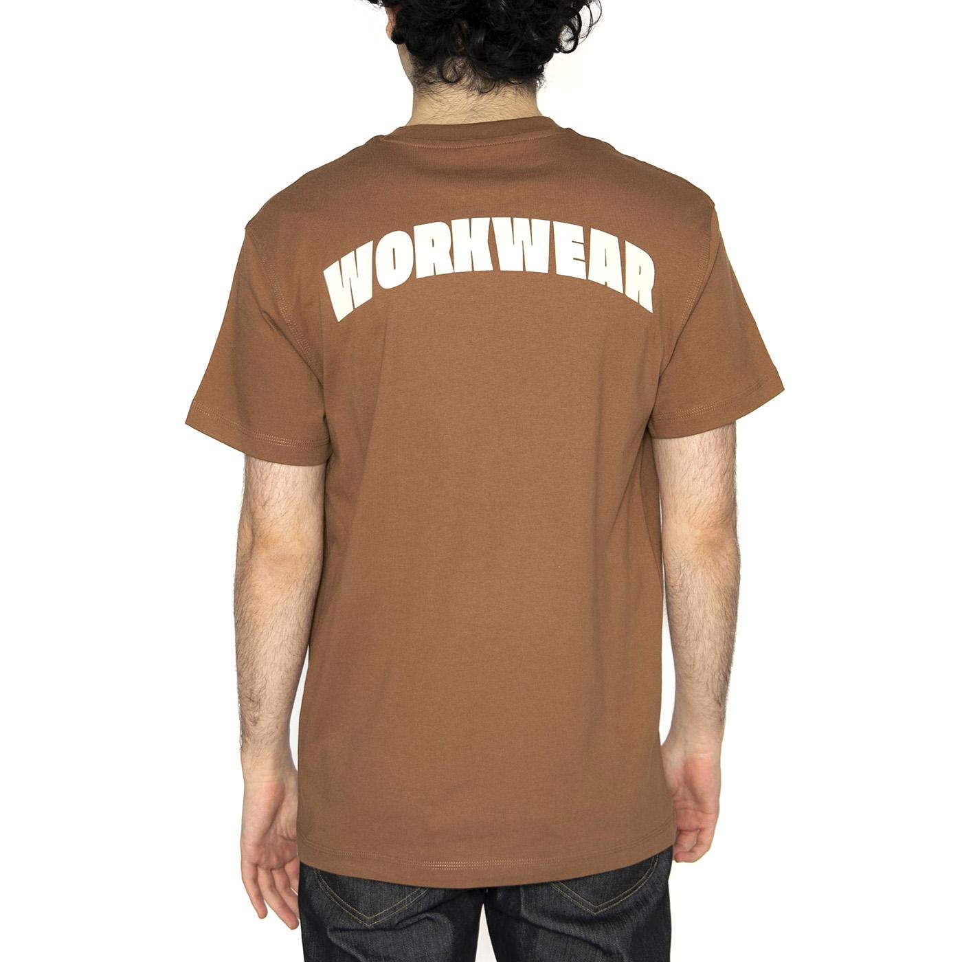 WW Graphic Tee Burlwood - Maglietta Girocollo Uomo Marrone 112364589  LEE 
