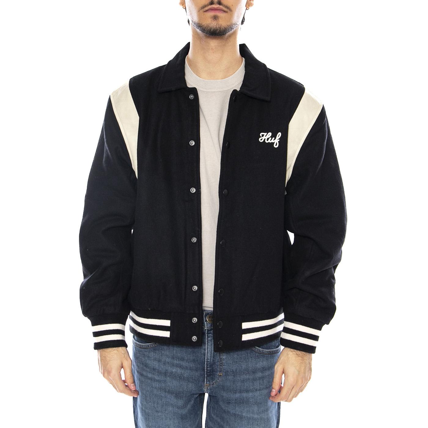 Song Varsity Jacket Black - Giacca Uomo Nera JK00439 BLK HUF 