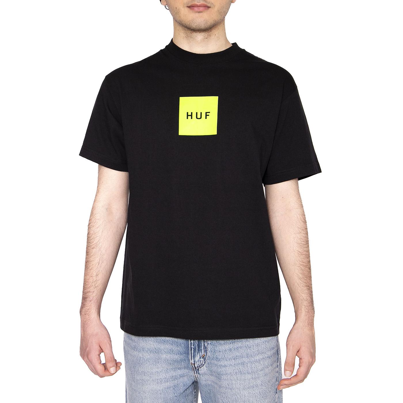 Huf Set Box S/S Tee Black - Maglietta Girocollo Uomo Nera TS01954-BLACK  HUF 