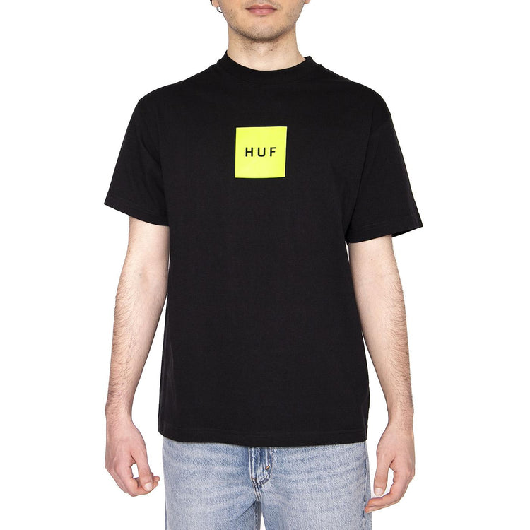 Huf Set Box S/S Tee Black - Maglietta Girocollo Uomo Nera TS01954-BLACK  HUF 