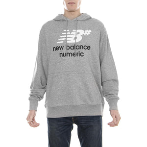 Apparel Numeric Fleece Pull Over Athletic Grey Cottone - Felpa NBMT81581AG  NEW BALANCE 