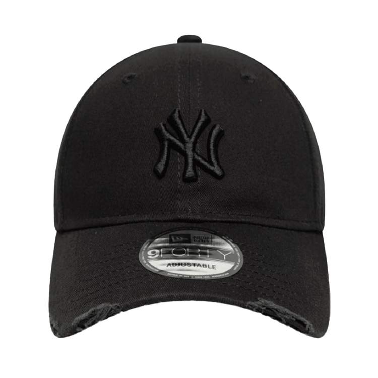 Wash Distress 9FORTY® New York Yankees - Cappellino Nero 60771831 BLK NEW ERA 