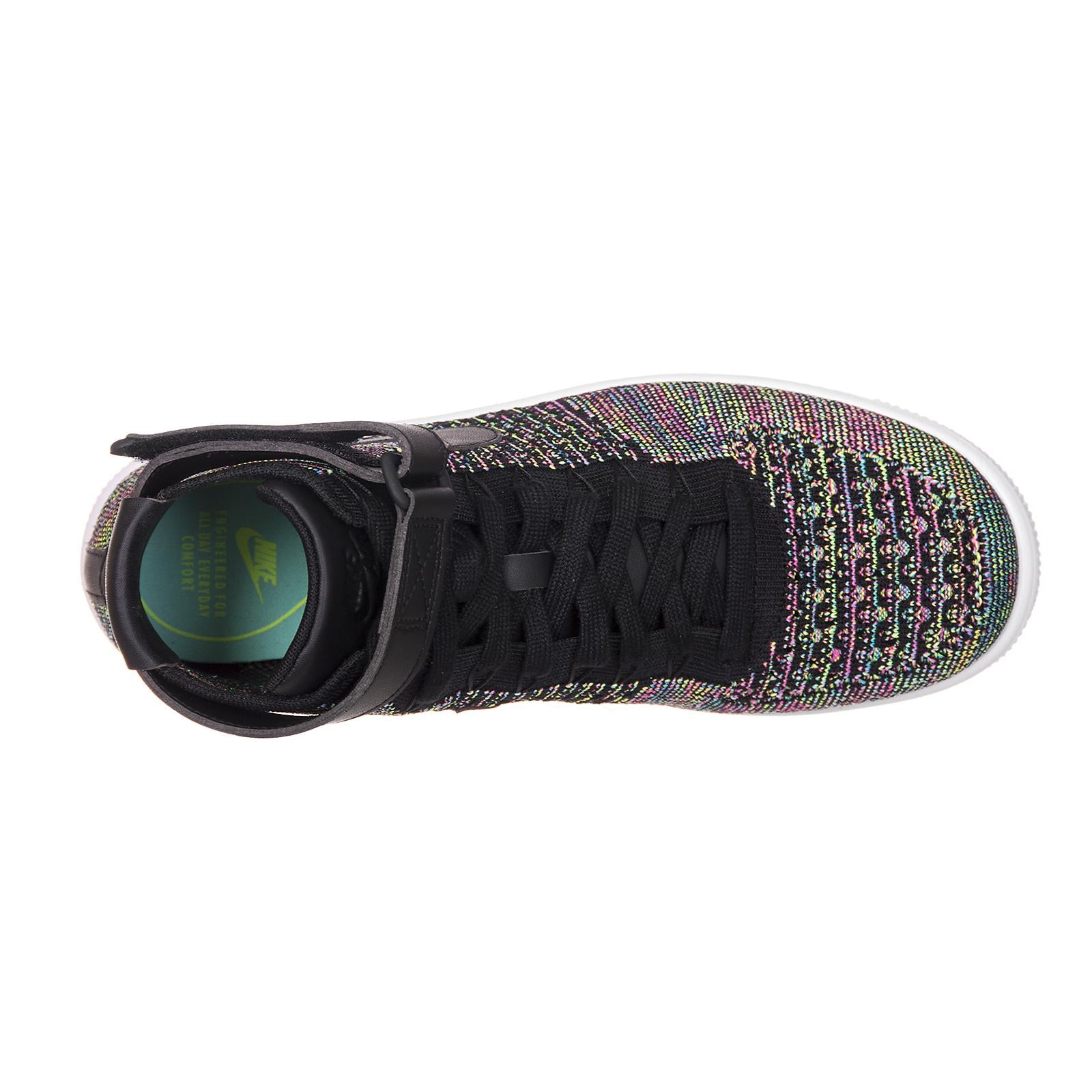 NIKE AF1 ULTRA FLYKNIT MID PINK BLAST BLACK WHITE 86096_4  NIKE 