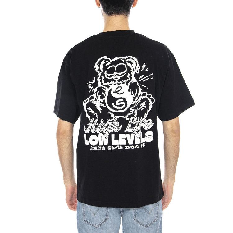 High Bear TS -- Maglietta Uomo Girocollo Nera I035030.89.67. 89.67 EDWIN 