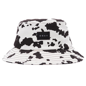 Sal - Cappello da Pescatore Nero / Bianco 200520009-BLK  OBEY 