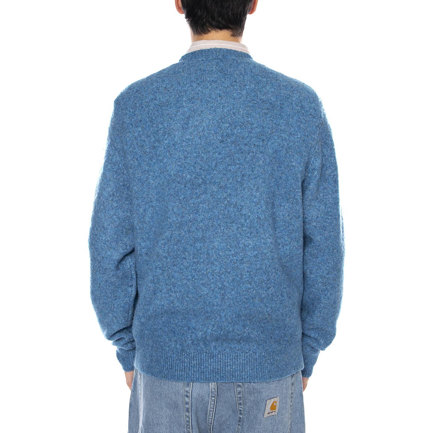 Curtis Sweater Tangled Angelite - Maglione Girocollo Uomo Blu I035394.3B2XX  CARHARTT WIP 