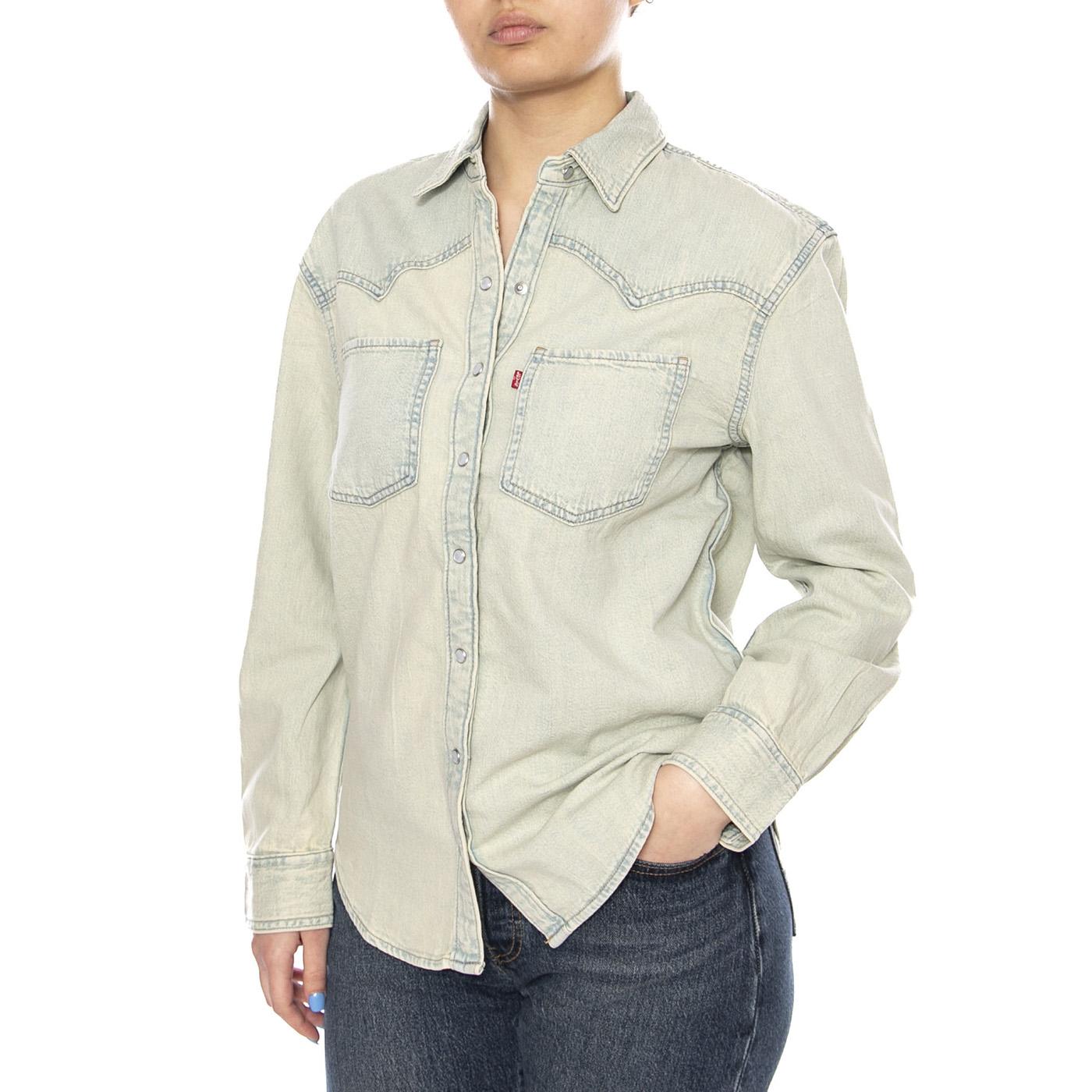 TEODORA WESTERN SHIRT - Camicia Denim Jeans Donna A72440080 JN LEVIS 