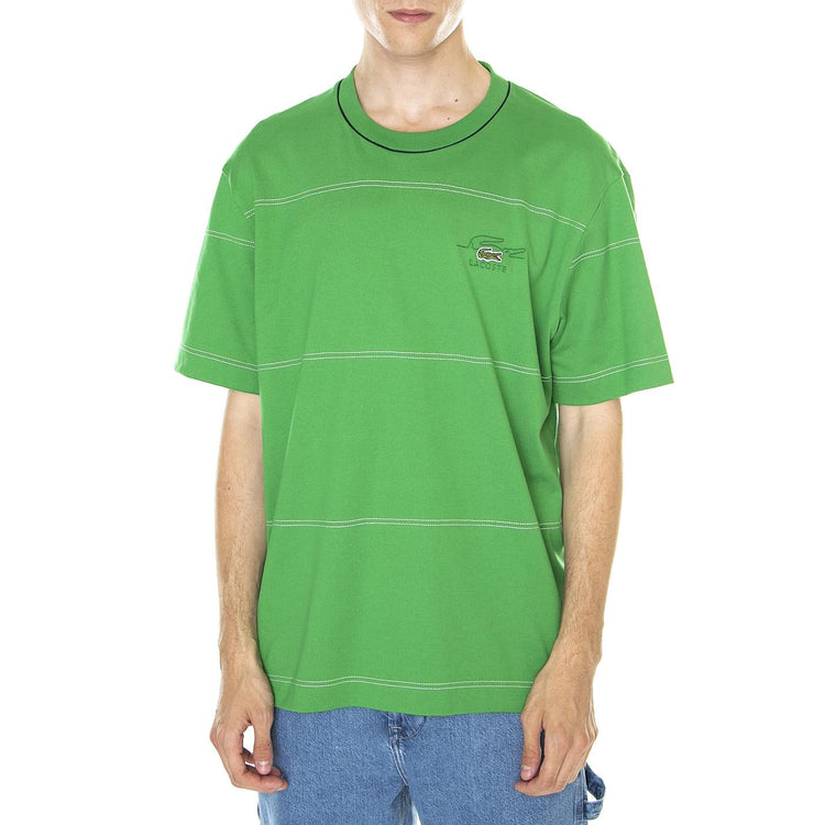 M' T-Shirt L94 Green - Maglietta Girocollo Uomo Verde TH5364-L94  LACOSTE 