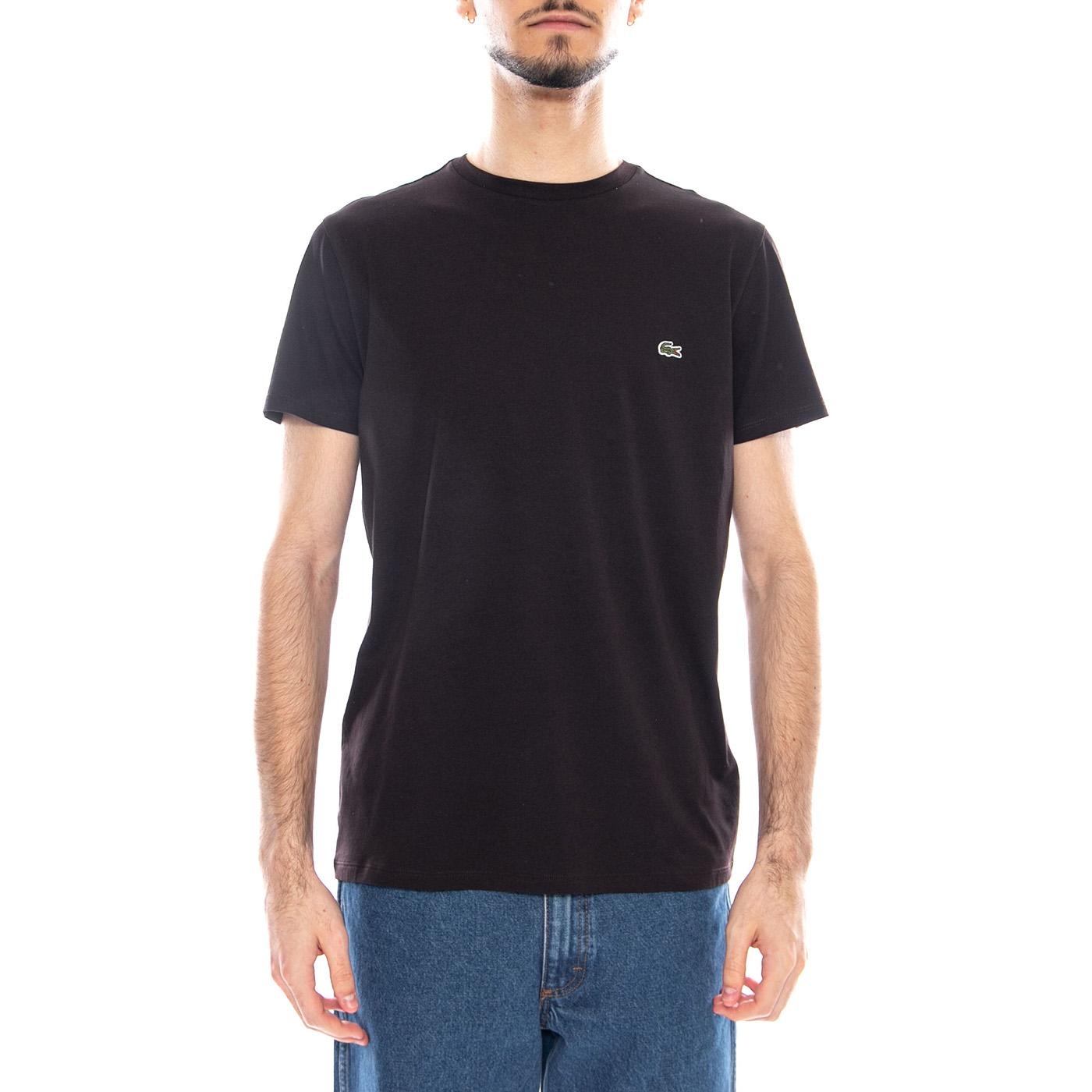 T-Shirt - Maglietta Girocollo Lacoste Uomo Nera TH6709 3LA LACOSTE 