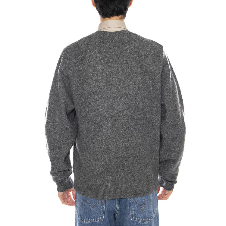Curtis Sweater Tangled Graphite - Maglone Girocollo Uomo Nero I035394.3AZXX . CARHARTT WIP 